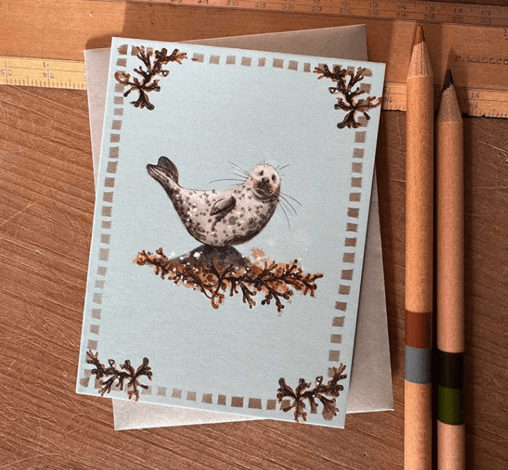 Seal Pup Card